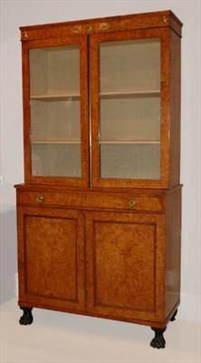 Lot 3737 - Empire Style Gilt-Metal Mounted Walnut...