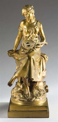 Lot 3351 - Gilt-Bronze Figure of Mignon After a model by...