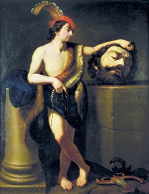 Lot 1046 - After Guido Reni David with the Head of...