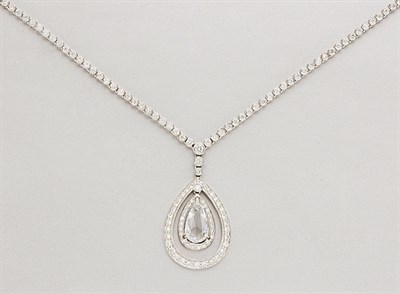 Lot 147 - Diamond Pendant-Necklace