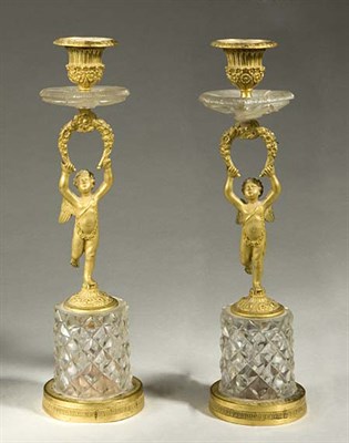 Lot 3694 - Companion Pair of Louis XVI Style Gilt Metal...