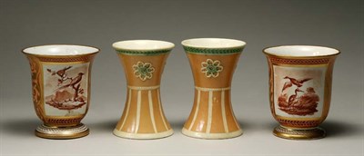 Lot 4480 - Pair of Continental Porcelain Vases; Together...