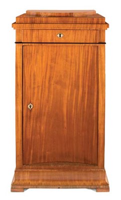 Lot 285 - Biedermeier Mahogany Pedestal Cabinet Height...