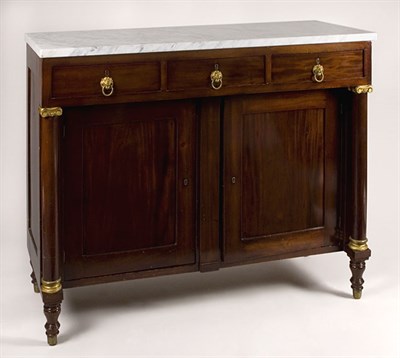 Lot 2080 - Classical Parcel Gilt Mahogany Sideboard New...