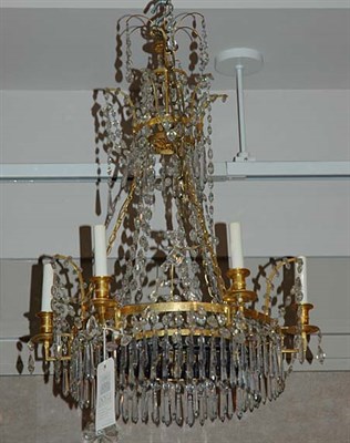 Lot 1501 - Swedish Neoclassical Style Gilt-Bronze, Cut...