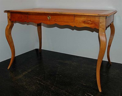 Lot 4553 - French Provincial Fruitwood Single Drawer Side...
