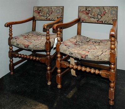 Lot 4172 - Set of Six Baroque Style Tapestry Upholstered...