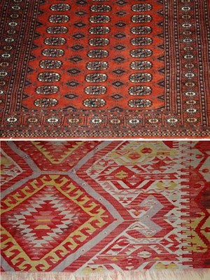 Lot 543 - Two Assorted Rugs Comprising a Turkish Kilim...