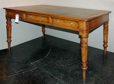 Lot 4152 - George III Style Leather Top Mahogany Writing...