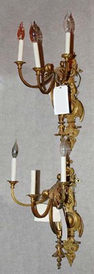 Lot 4419 - Pair of Renaissance Revival Gilt-Metal...