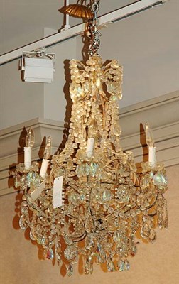 Lot 4432 - Louis XVI Style Gilt-Metal and Beaded Glass...