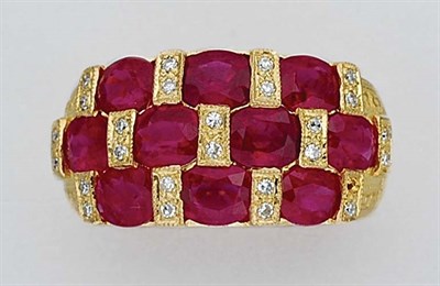Lot 170 - Ruby and Diamond Ring
