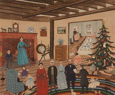 Lot 2507 - Albert Webster Davies 1889-1967 Christmas in...