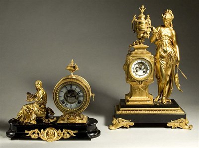 Lot 3687 - Neoclassical Style Gilt-Metal and Slate...