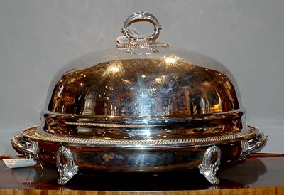 Lot 3224 - Assembled Regency Style Silver Plated Food...