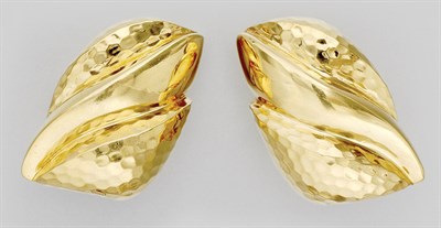 Lot 73 - Pair of Gold Earclips
