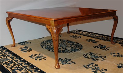 Lot 1412 - Queen Anne Style Walnut Extension Dining Table...