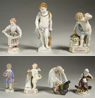 Lot 3636 - Miscellaneous Group of Five Meissen Porcelain...