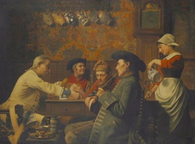 Lot 7 - Emile Godding Belgian, 1841-1898 Tavern Scene...