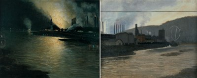 Lot 2481 - Aaron Harry Gorson 1872-1933 Mills at Night: A...