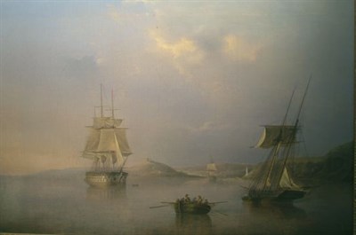 Lot 1066 - English School Early 19th Century Ships...