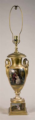 Lot 1484 - Paris Porcelain Urn Mid 19th century Mounted...