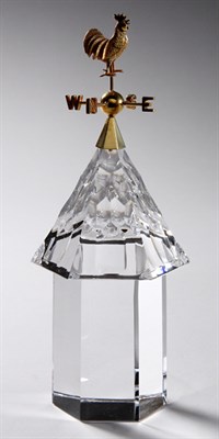 Lot 4340 - Steuben Glass and GIlt-Metal Cupola
