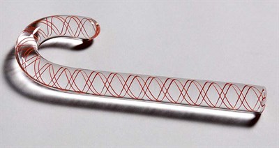 Lot 4342 - Steuben Glass Candy Cane