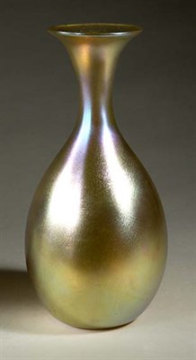 Lot 3517 - Quezal Art Glass Vase Of ovoid form, with an...