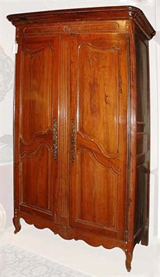 Lot 4508 - Provincial Louis XV Style Fruitwood Armoire...