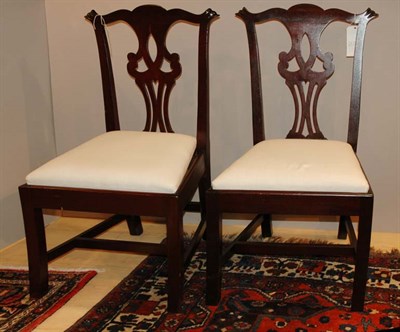 Lot 4243 - Set of Eight George III Style Mahogany Dining...