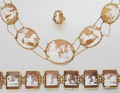 Lot 2899 - Group of Shell Cameo Jewelry