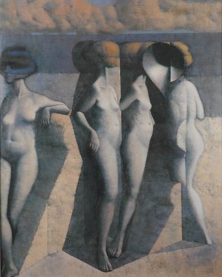 Lot 92 - Armando Morales Nicaraguan, b. 1927 Mujeres,...