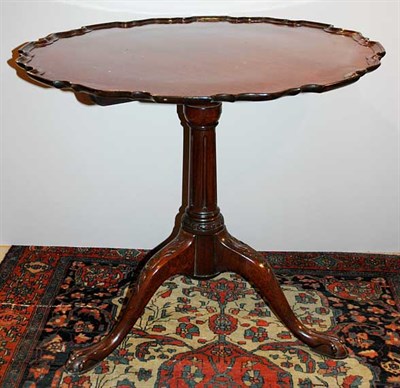Lot 4287 - George III Style Mahogany Dish Top Tripod...