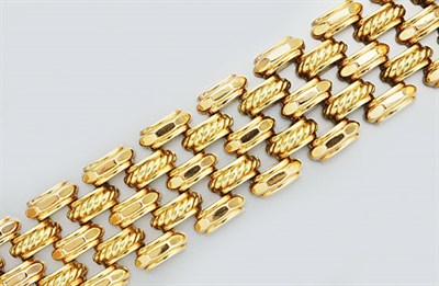 Lot 213 - Two-Color Gold Bracelet