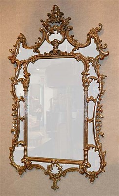 Lot 3157 - Louis XV Style Composition Mirror Of cartouche...