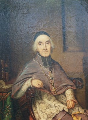 Lot 3023 - French School 19th Century Portrait of a...