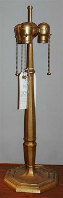 Lot 3547 - Tiffany Studios Gilt-Bronze Three-Light Lamp...