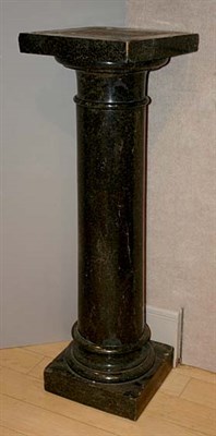 Lot 3379 - Neoclassical Style Marble Pedestal The mottled...