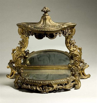Lot 3422 - Louis XV Style Gilt-Bronze Mirrored Plateau...
