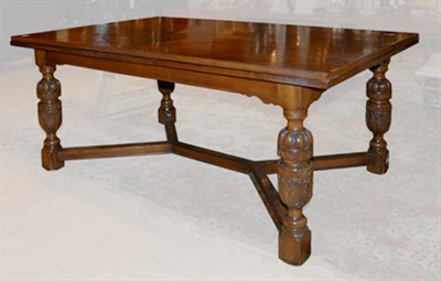 Lot 3445 - Renaissance Style Carved Mahogany Draw Leaf...