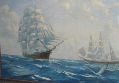 Lot 38 - Gordon Hope Grant American, 1875-1962 Ships at...