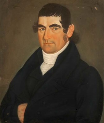 Lot 2404 - Attributed to Micah Williams Portrait of a Man,...