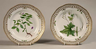 Lot 1425 - Two Royal Copenhagen Flora Danica Porcelain...