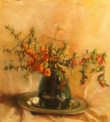 Lot 4007 - American School 20th Century Still Life with...