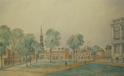 Lot 2385 - American School 19th Century View of City Hall...