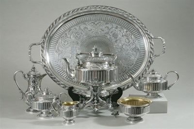 Lot 3184 - Odiot Silver Coffee and Tea Service In the...