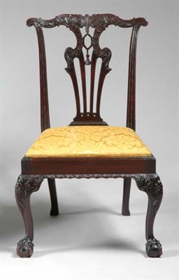 Lot 1163 - George III Mahogany Side Chair 18th Century...