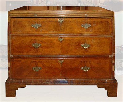 Lot 4472 - George III Inlaid Burl-Walnut and Mahogany...