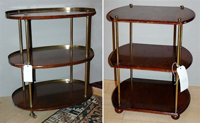 Lot 4175 - Two Georgian Style Mahogany and Brass...